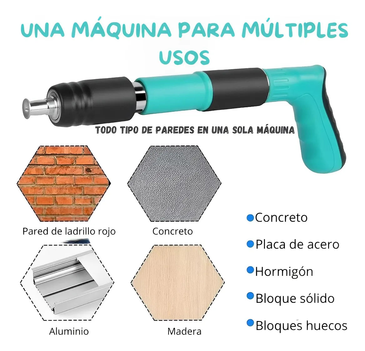 Pistola Clavadora De Puntillas 🔨