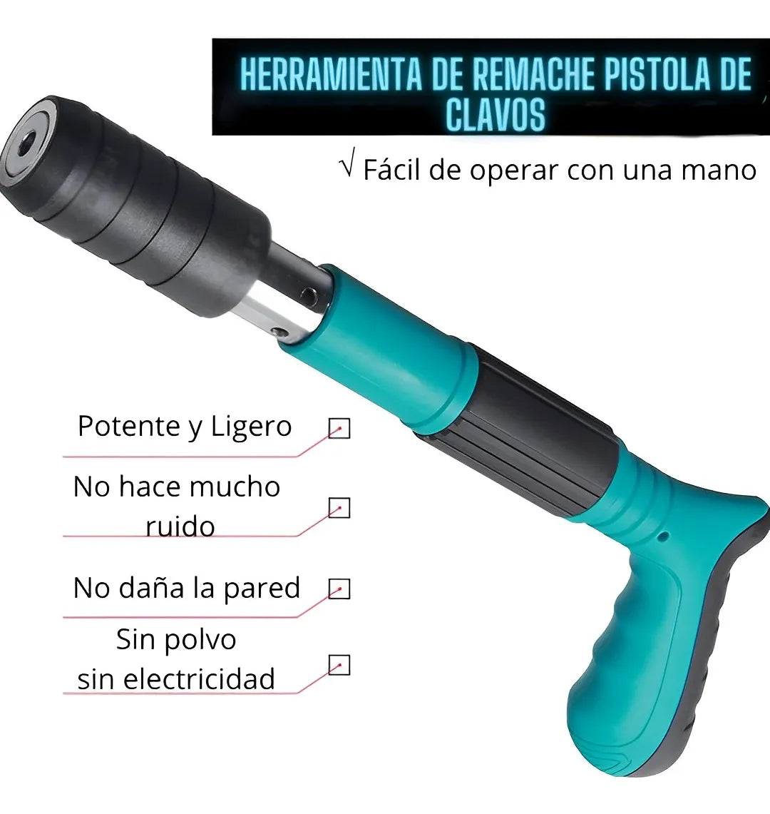 Pistola Clavadora De Puntillas 🔨
